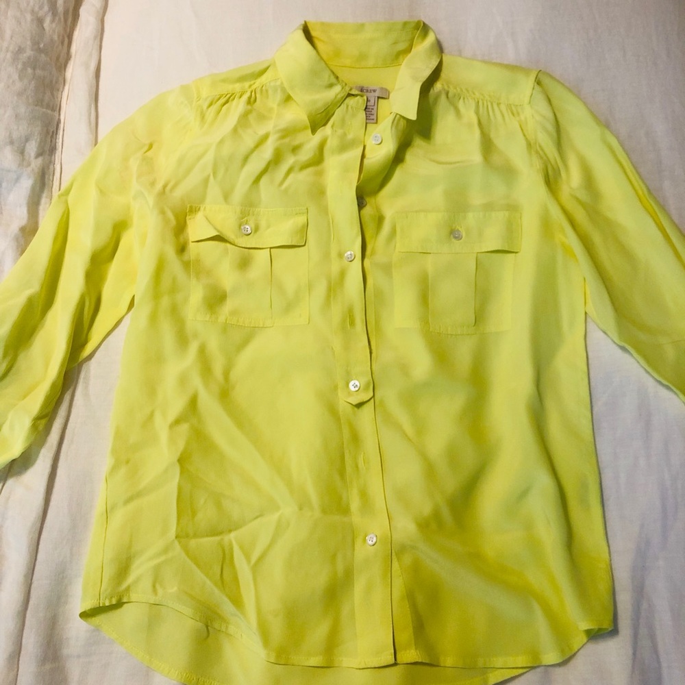 Jcrew Silk Blouse